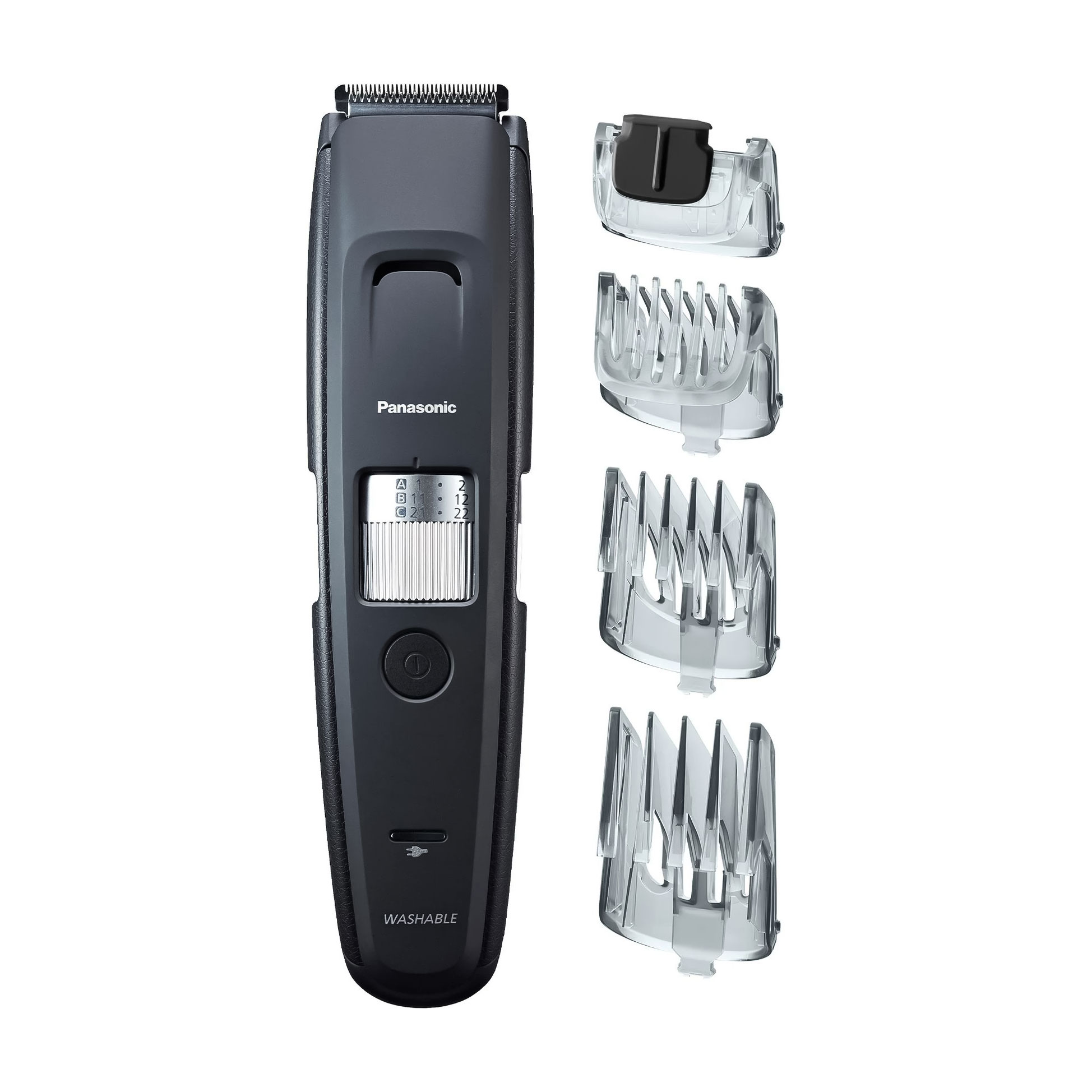 Тример для бороди та вусів Panasonic 4 насадки, чорний (ER-GB96-K520)